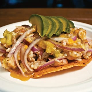 Aguachile Tostada